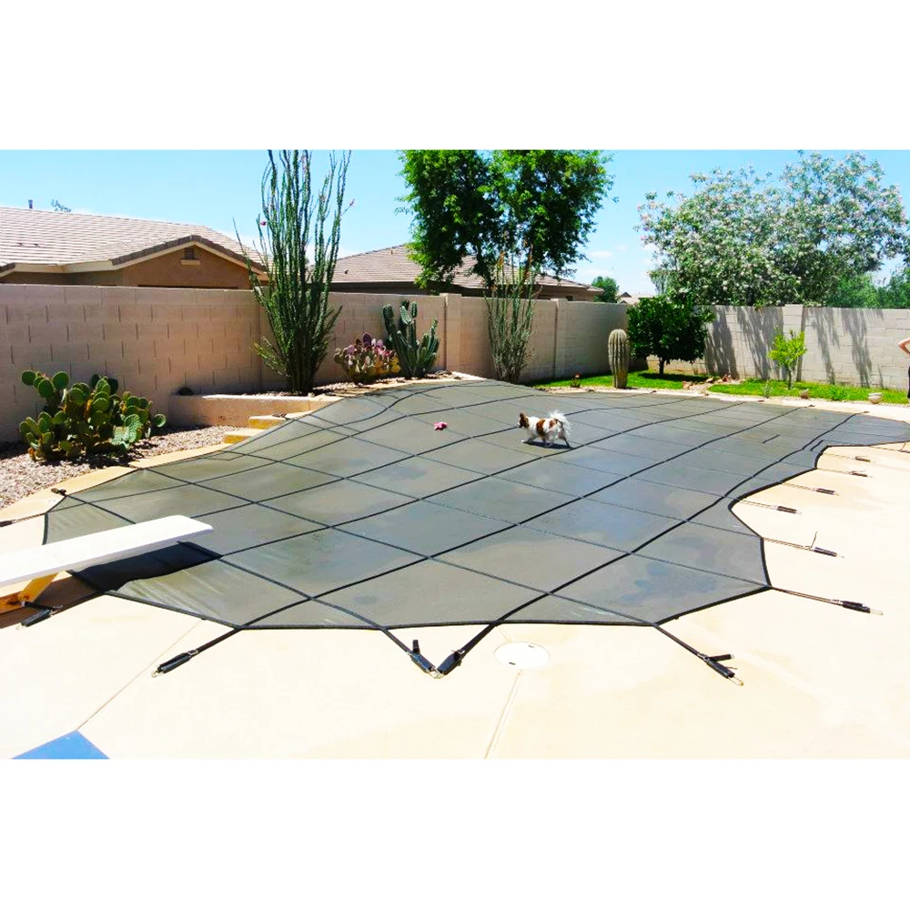 Safety Pool Covers 100% Polypropylene 1 Piece Shipment Custom Sizes Available