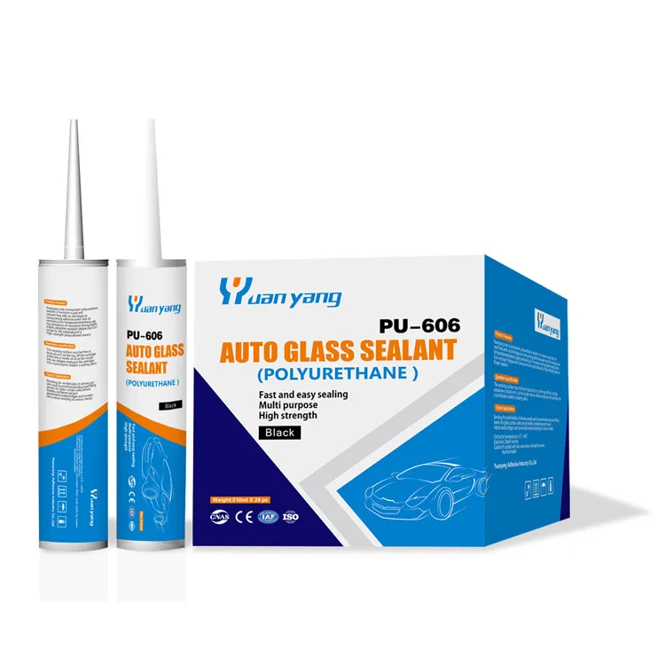 High Adhesion polyurethane black auto glass windshield sealant adhesive for car window