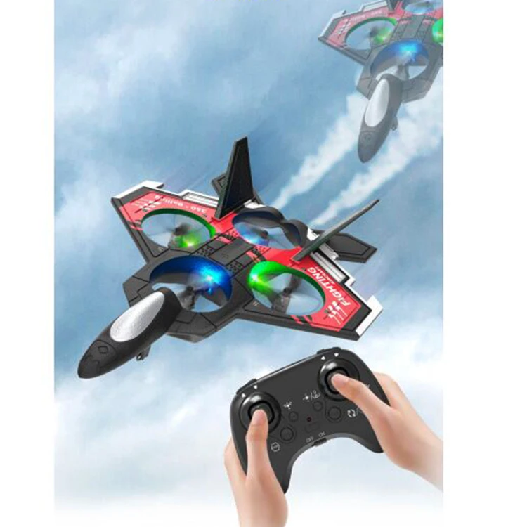 RC Fighter Model Airplane Electric Toy Model Flight Stunt Airplane Remote Control 14CH Foam Airplane Boys Toys