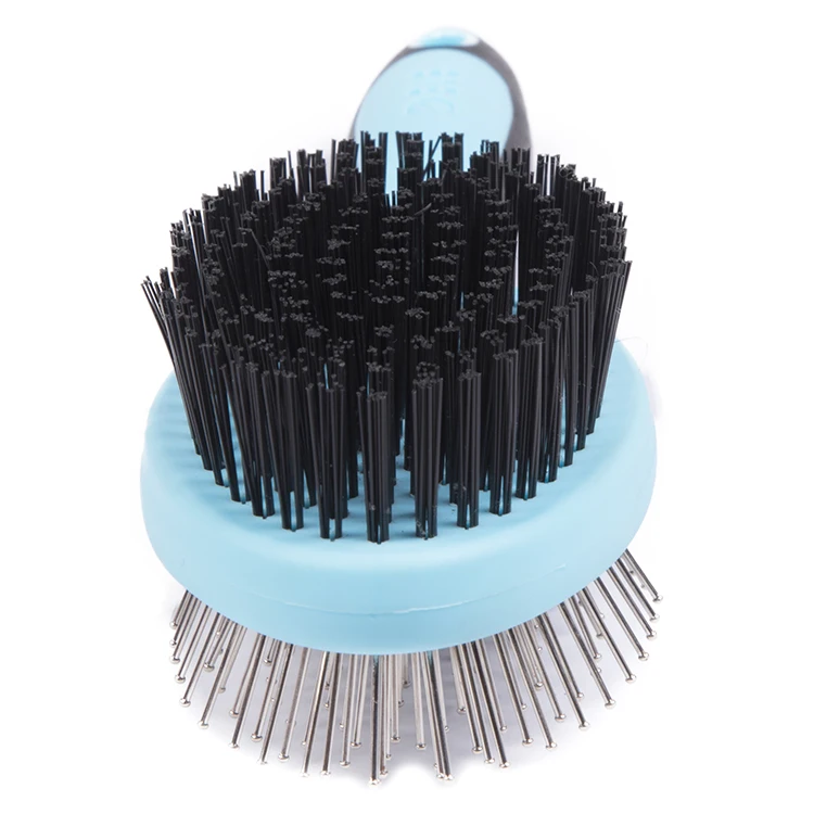  Pets products private label double sided grooming pet dog brush