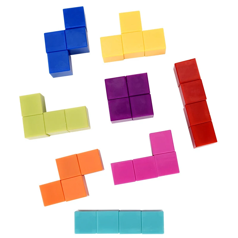 Montessori Magnetic Construction Building Blocks Baby Early Educational Innovative Puzzle DIY Magnetic Cube Toys for Kids Game