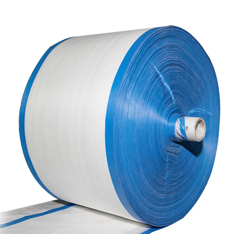 Manufacture Quality White Woven Tubular Fabric Polypropylene Bag Roll
