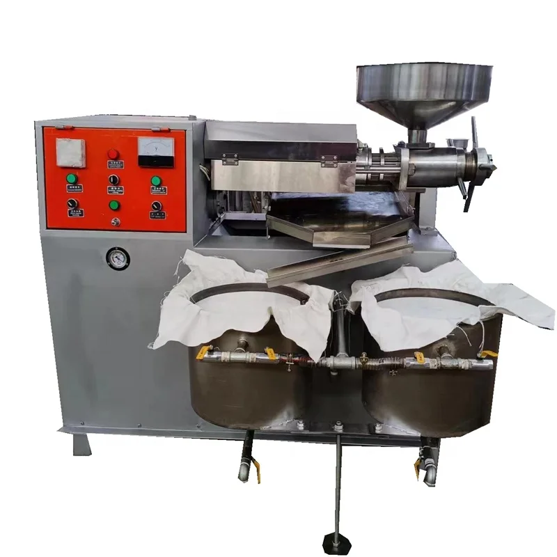 6YL-70T Vacuum Filtering Combined Automatic Screw Oil Press Machine With Single Phase