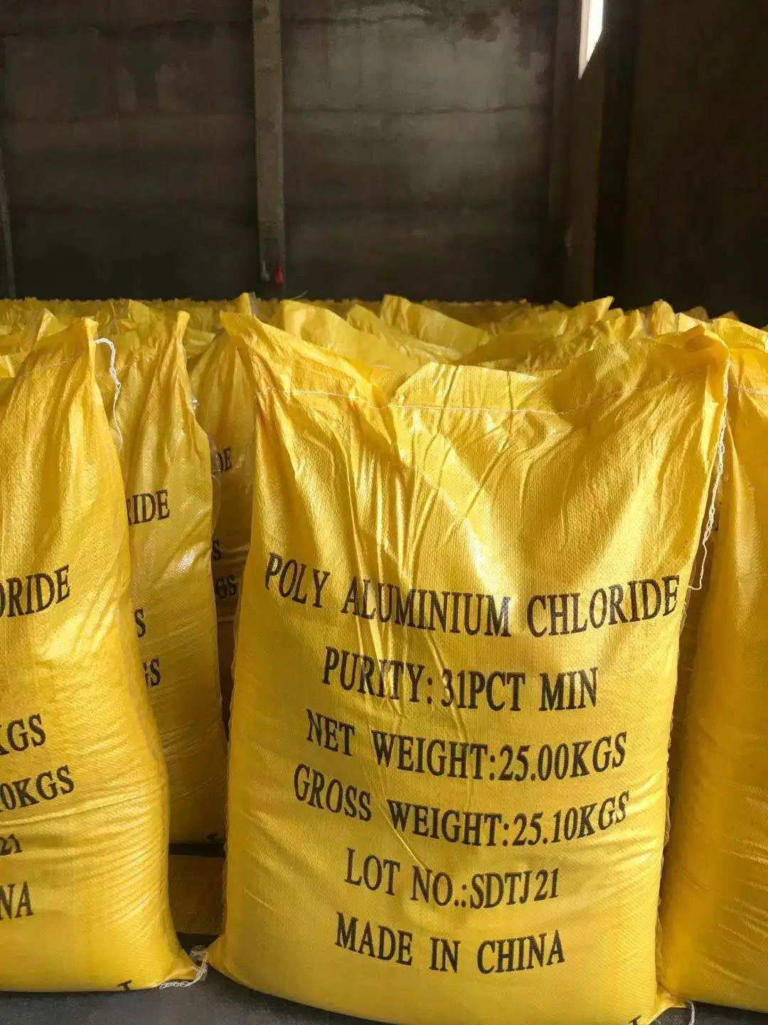 Manufacturer Wholesale Poly Aluminum Chloride Waste Water Treatment Chemicals Pac Powder Yellow Flocculant