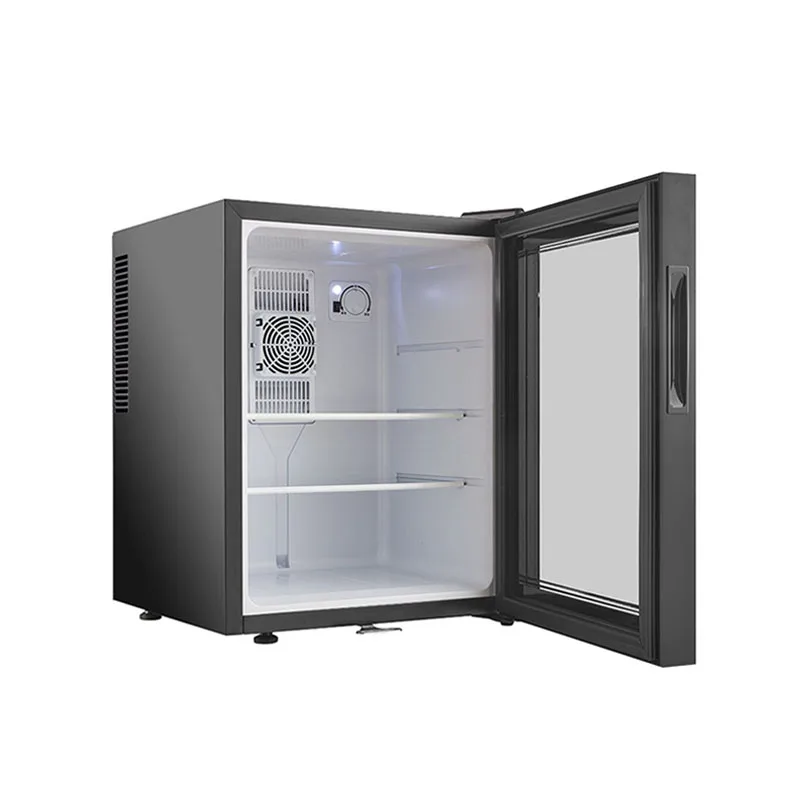 Best quality 30L custom logo glass door display mini fridge refrigerator for room