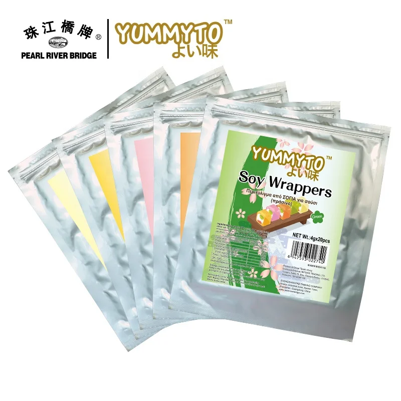 Wholesale Seasoning Edible Japanese 4g Soy Wrappers for hotpot sushi