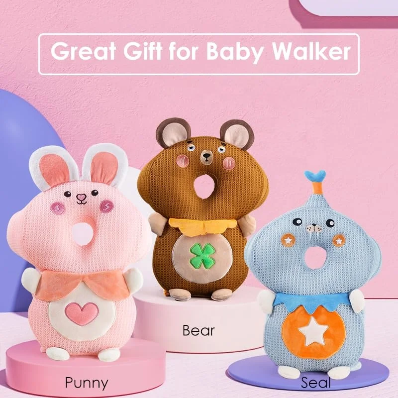 Anti-fall Bunny Bear Lion Toddler Safefy Baby Walker Head Protector Backpack Pillow Mochila Back Wear