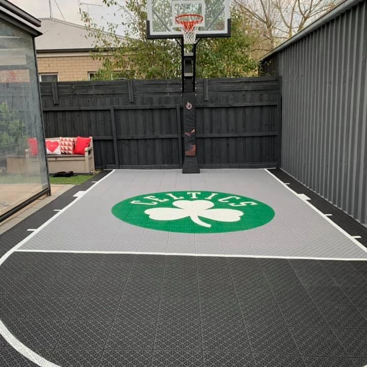 
High cushion outdoor sport basketball court floor/ play mat interlocking tile 