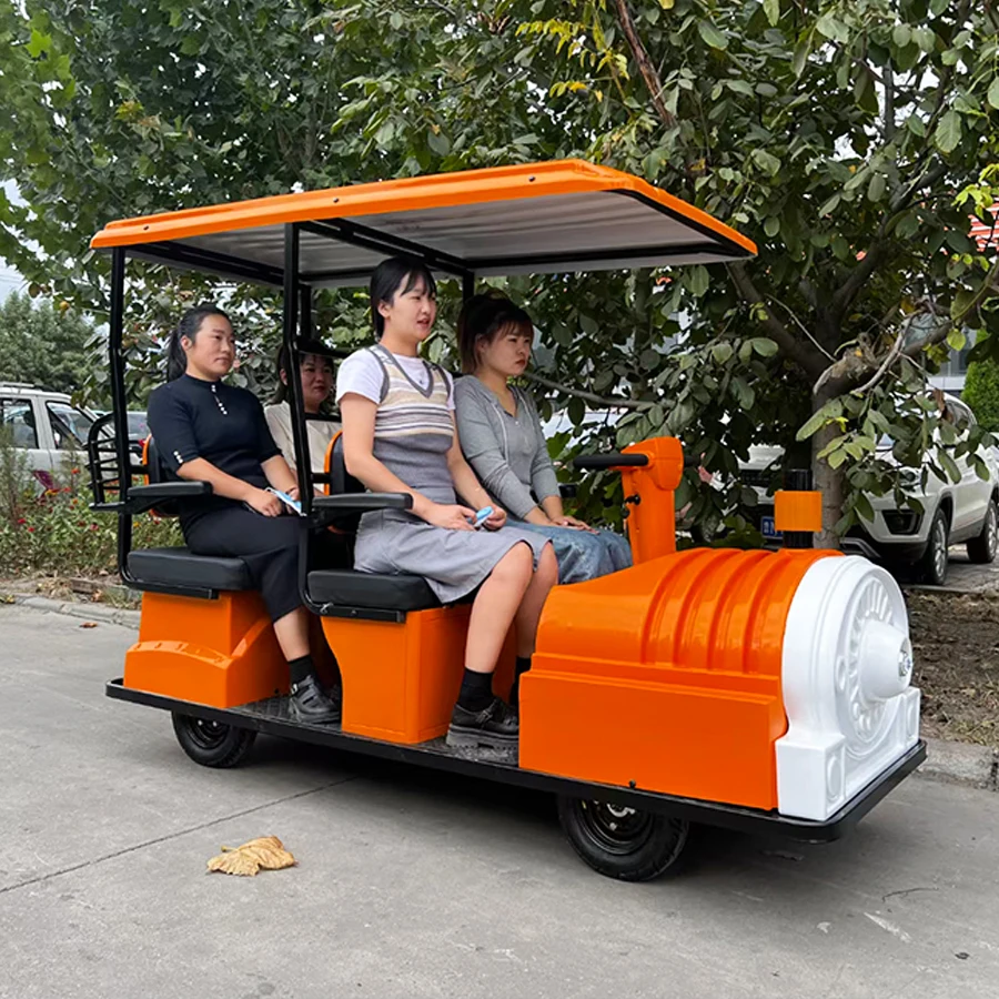 2 4 6 Seat Shuttle Transport Sightseeing Electric Passenger Bus For Sale