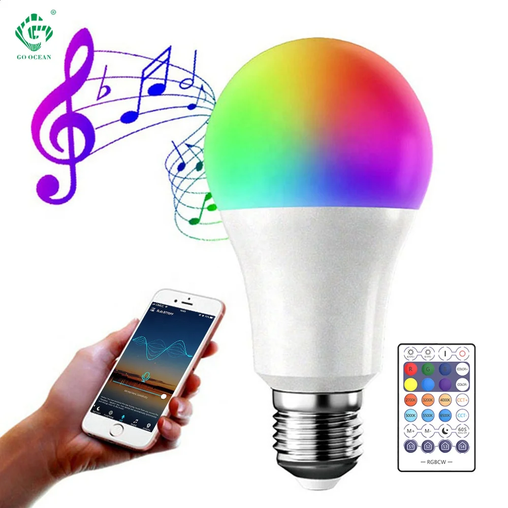China Manufacturer Energy Saving Lightbulb E26 E27 Bulb Lamp LED Smart Bulb WiFi BT RGB Smart Bulbs