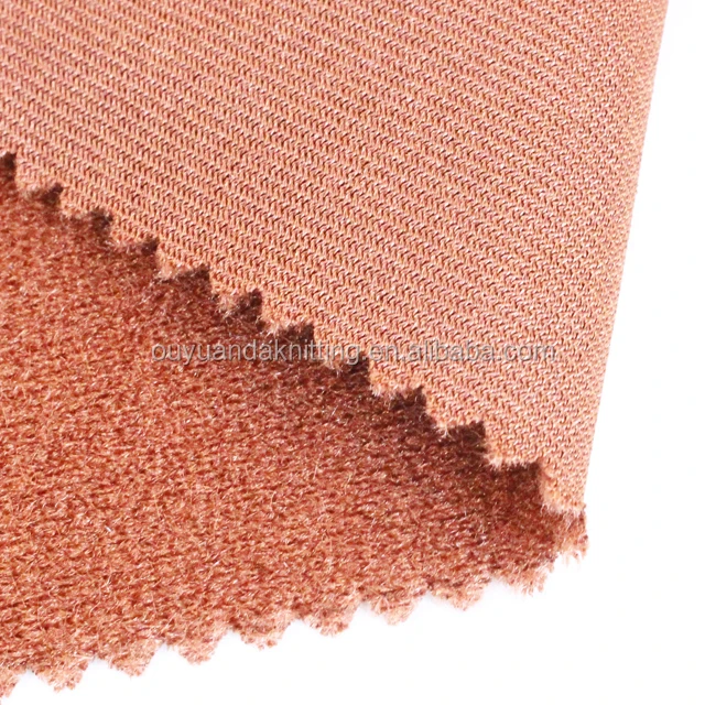 Factory High Quality Warp Knitting Brushed Velour Shiny Loop Velvet Fabric For Car Seat