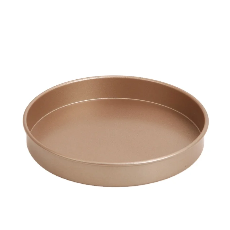 
CHEFMADE 6 Inch Mini Personal Small Round Sunny Sicilian Cooker Carbon Steel Non Stick Baking Oven Tray Pizza Pan For Sale 