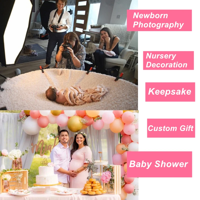 Dollbling Glam Blank Pearls Dummy Super Chic Newborn Gold Pacifier Personalized Baby Name Initial Letters Pacifier