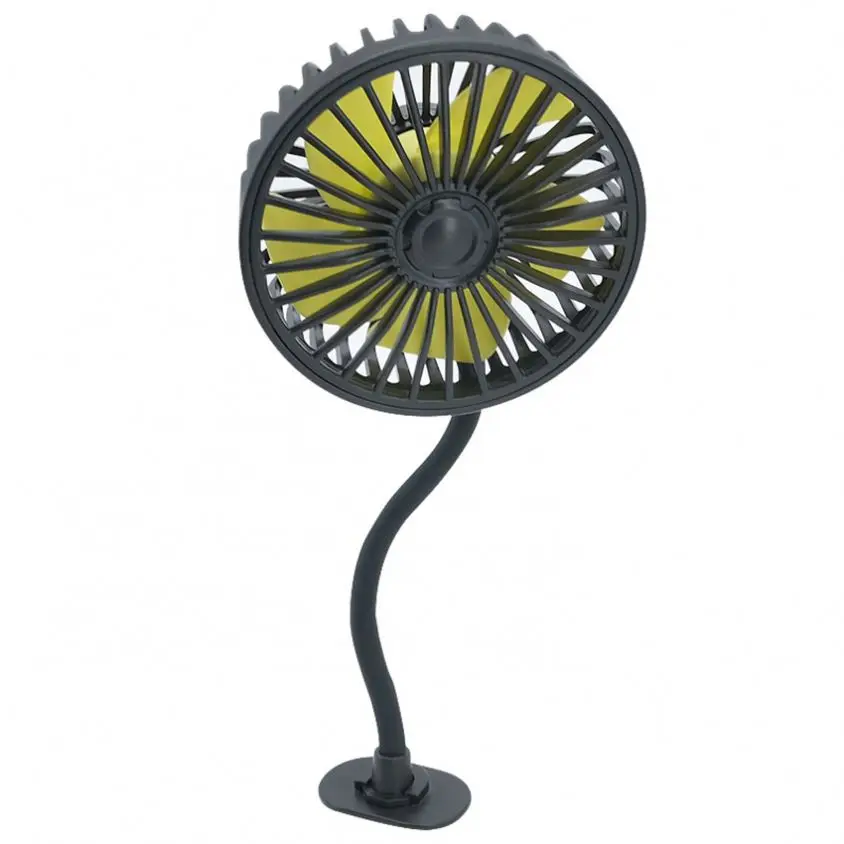 2024 multifunction high quality Cooling Usb Radiator Portable Car Fan Adjustable  Auto Rear Seat Back Seat Cooling Fan