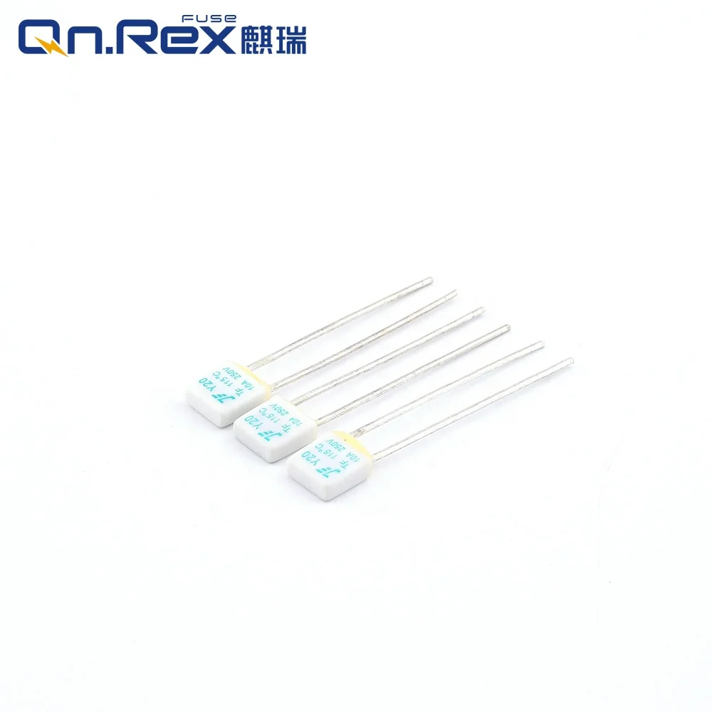 Heat Protector For Electric Industrial Home Appliance 1-40A 250V Square Ceramic Thermal Fuse