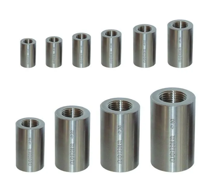 Reinforcing Steel Straight Threaded Coupling Sleeve Reinforcing Steel Splicer, Weldable Rebar Connector