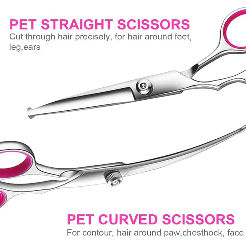 Factory Wholesale Pet Cleaning & Grooming Products Cat Clean Tool Scissors And Comb