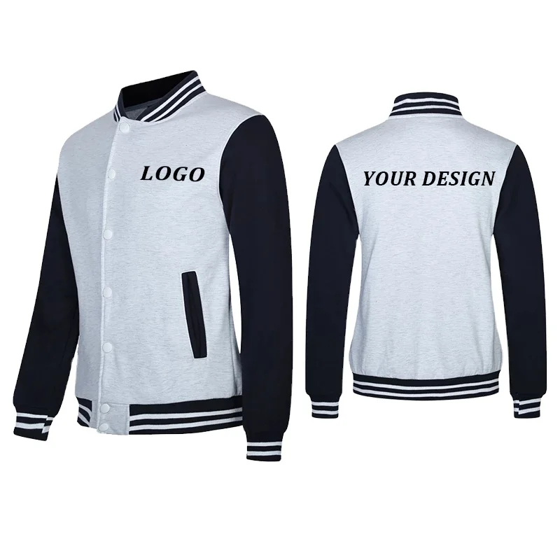 Baseball Uniform 3d Digital Printing Zip up Loose Stand-up Collar Baseball Uniform