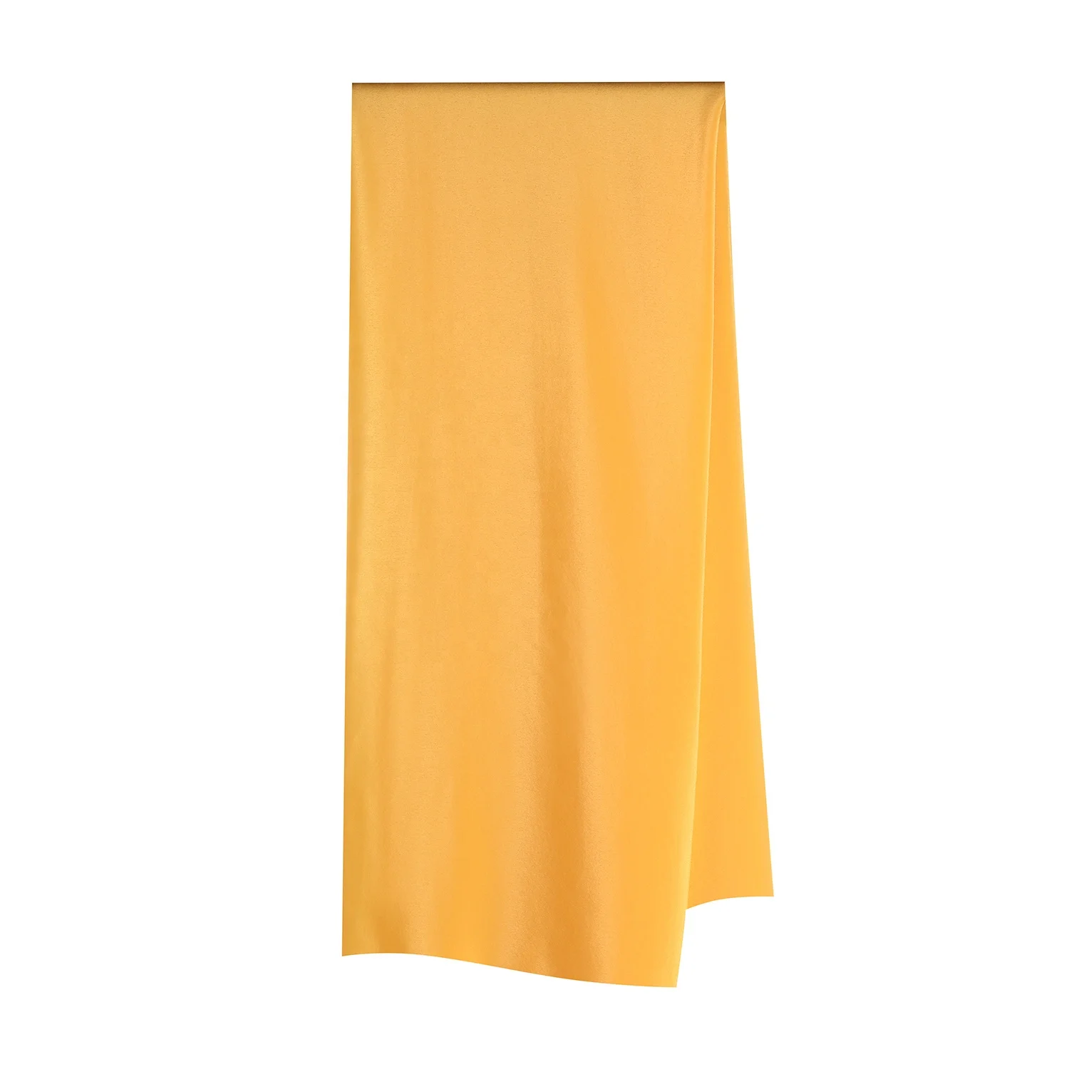 
High quanlity plain dyeing Orange silk fabric 100% silk crepe de chine cloth for women dress lady blouse robe pajamas bedding 