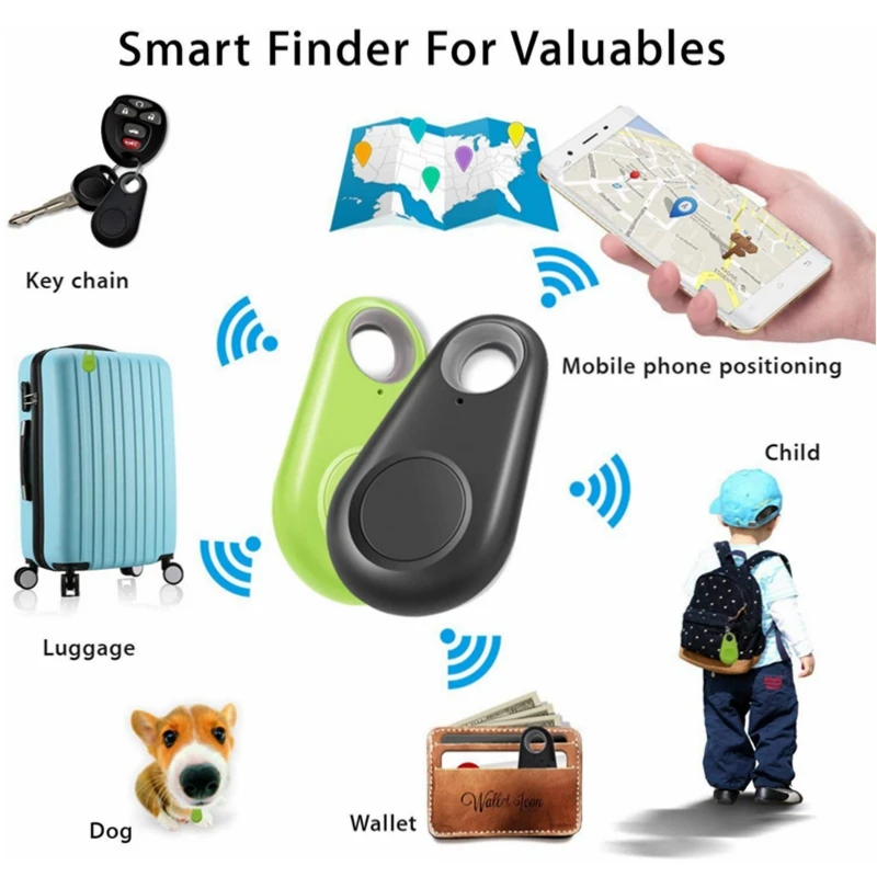 Wholesale Pets Supplies Smart Mini Animal Key Finder Locator Wireless Anti-Lost Waterproof GPS Tracker For Pet Dog Cat
