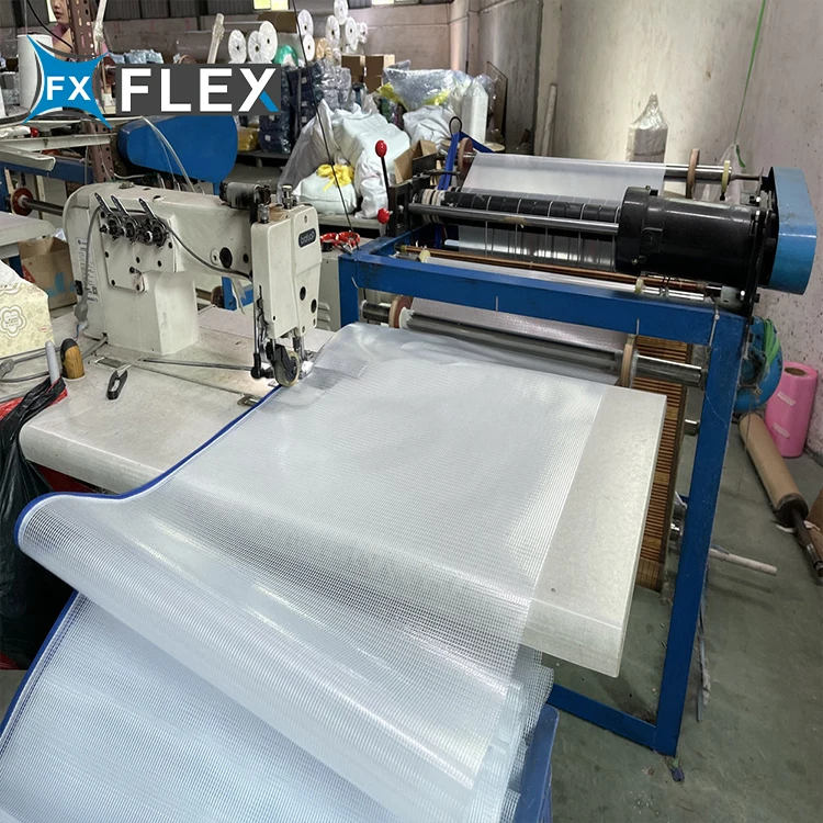 FLFX 1000D Heavy Duty PVC Clear Plastics and PVC Transparent Tarpaulin Roll Clear