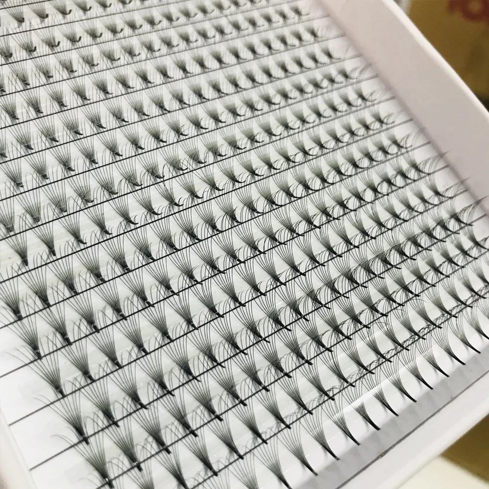 Large Tray Heat Bonded Pointy Base Volume Fans 0.03 0.05 0.07 4D 5D 6D 8D 10D 12D 14D Large Trays Premade Volume Fans lashes
