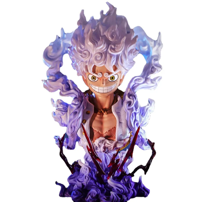 Фигурка Аниме One Piece 18 см Sun God nikgear 5 Luffy экшн-Фигурка Обезьяна D статуя бюста ПВХ Коллекционная модель