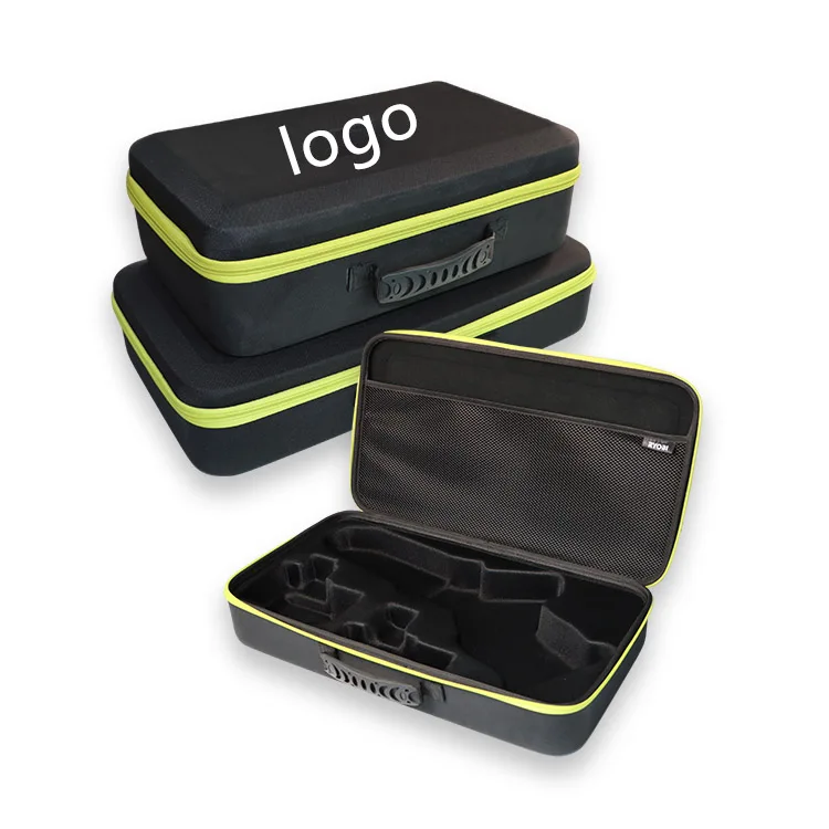 Eva Case Custom Hard Shell EVA Organizer Travel Carrying Zipper Closure Tool Case Bag Box Pouch with Molded Tray