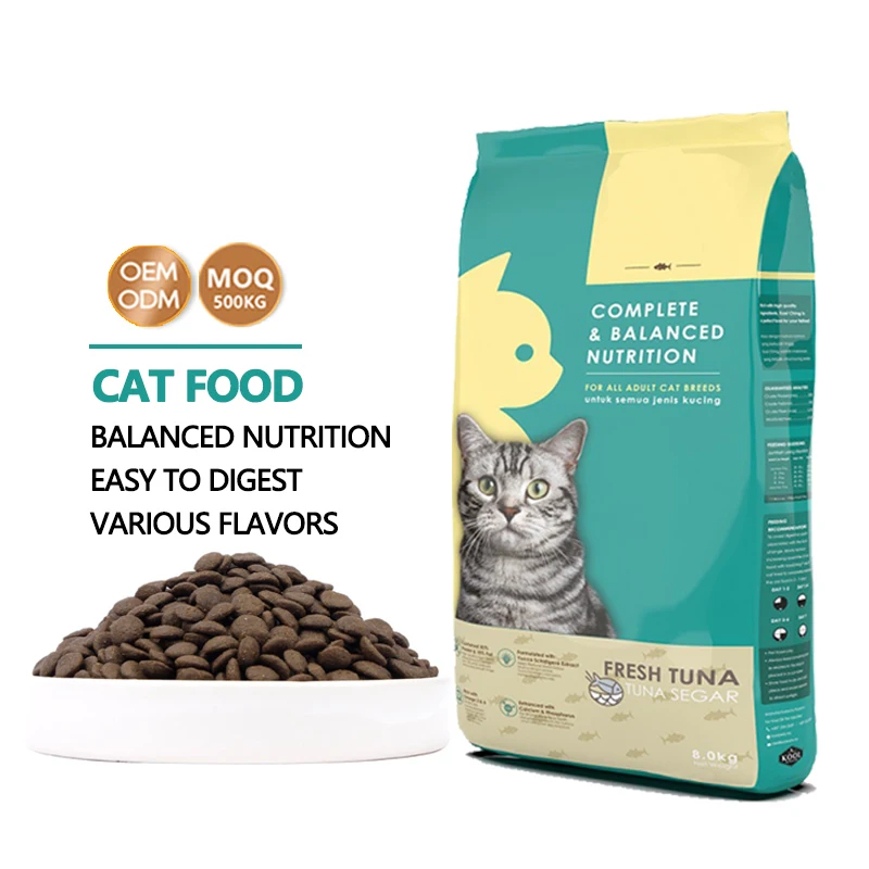 Bestselling in Europe Wholesale Nutritional Hairstep Whole Stage Adult Cat Food for Fattening Kitten