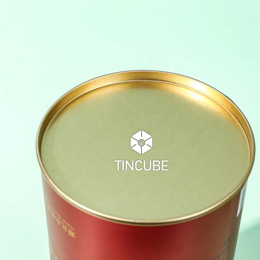 Wholesale Round Tea Tin Empty Metal tin can Gift Airtight Coffee Tin  Packing