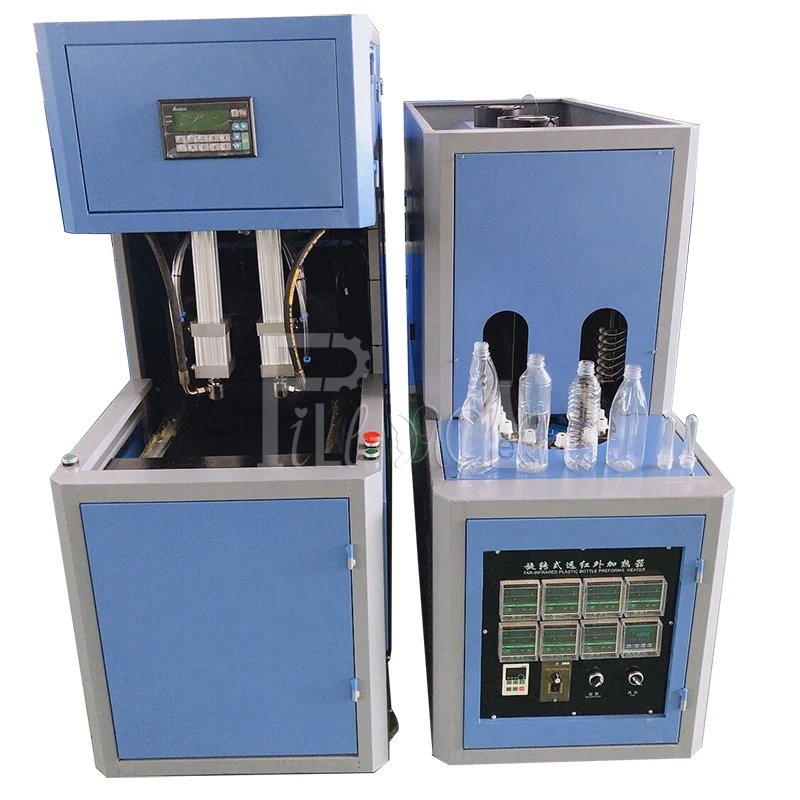 1200BPH / 2400BPH semi auto mineral water bottle blowing machine equipment line plant