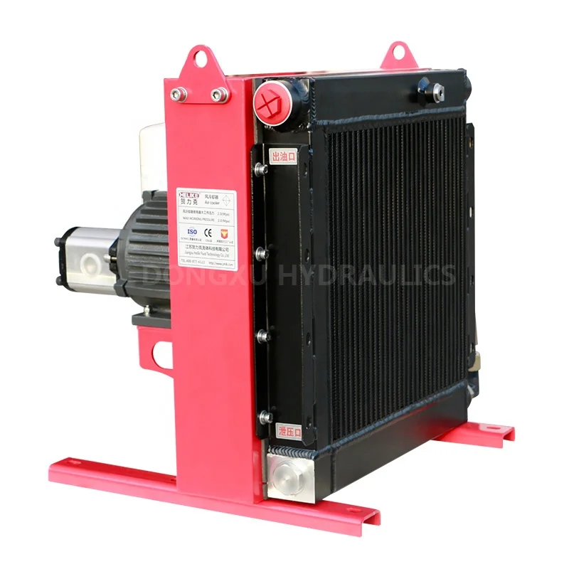 2023 Wholesale Price DXZX Independent Loop  Fin Air Cooler Hydraulic Heat Exchanger for Automatic Hydraulic Oil Chiller Cooler