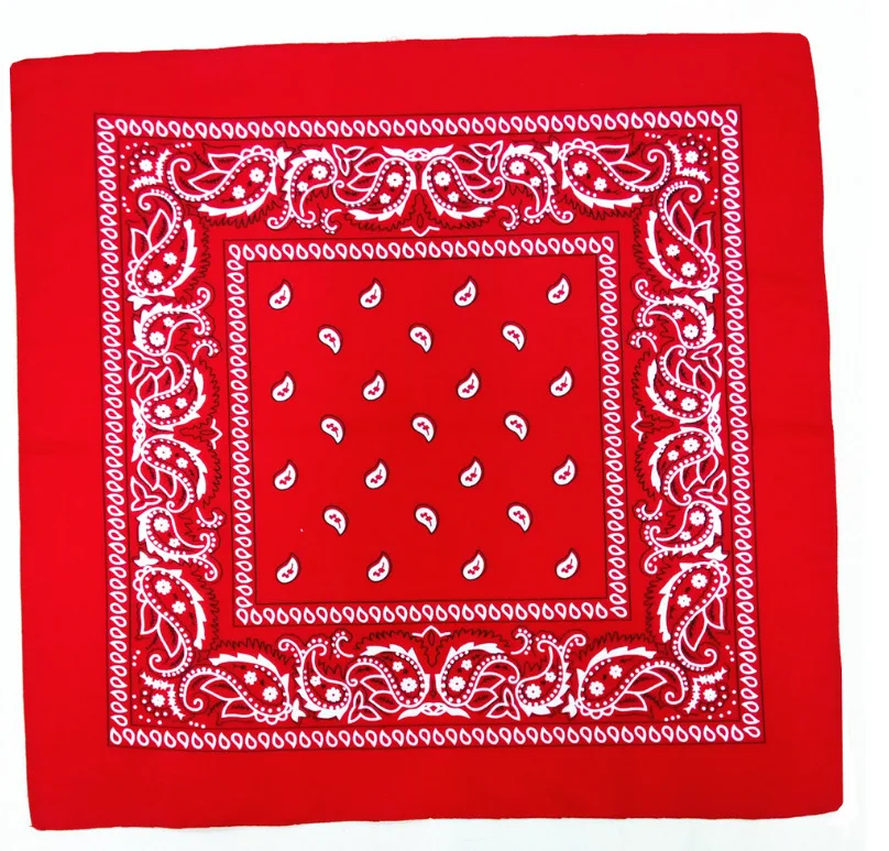 Square Bandana Cheap High Quality Cotton Polyester Headwear Hair Bandana with Custom Logo Printed bandana scarf