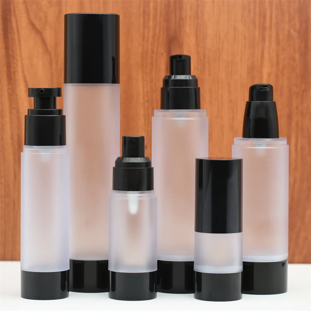 15ml 30ml 50ml 80ml 100ml 120ml Plastic AS White Frosted Airless Spray Pump Bottles