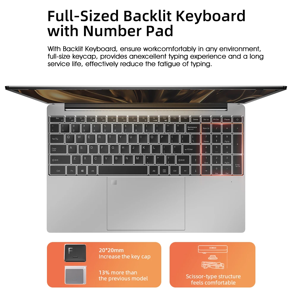 Factory Direct Customized 15.6 inch DDR4 8GB Ram 11th Gen Intel Bulk Purchase Window-s 11 Home Office Computer Laptop for Sale