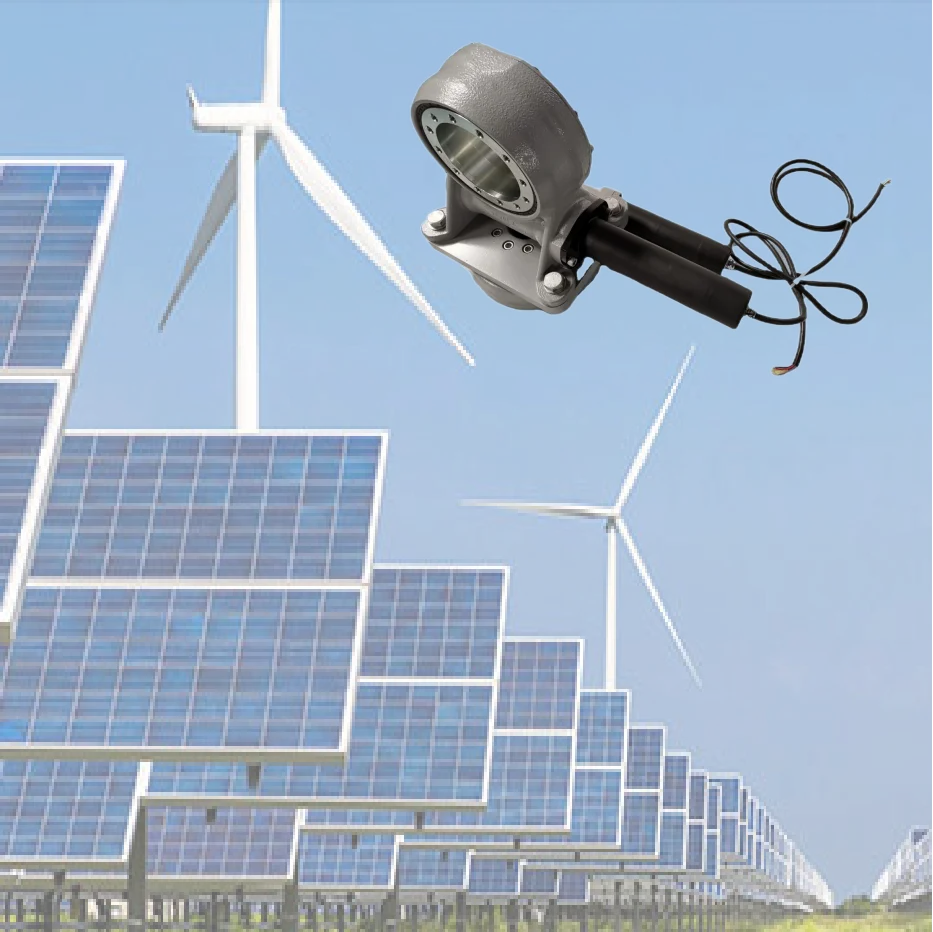 Roof & Ground Mounted Solar Tracking System Solar Tracker Driwe Slewing