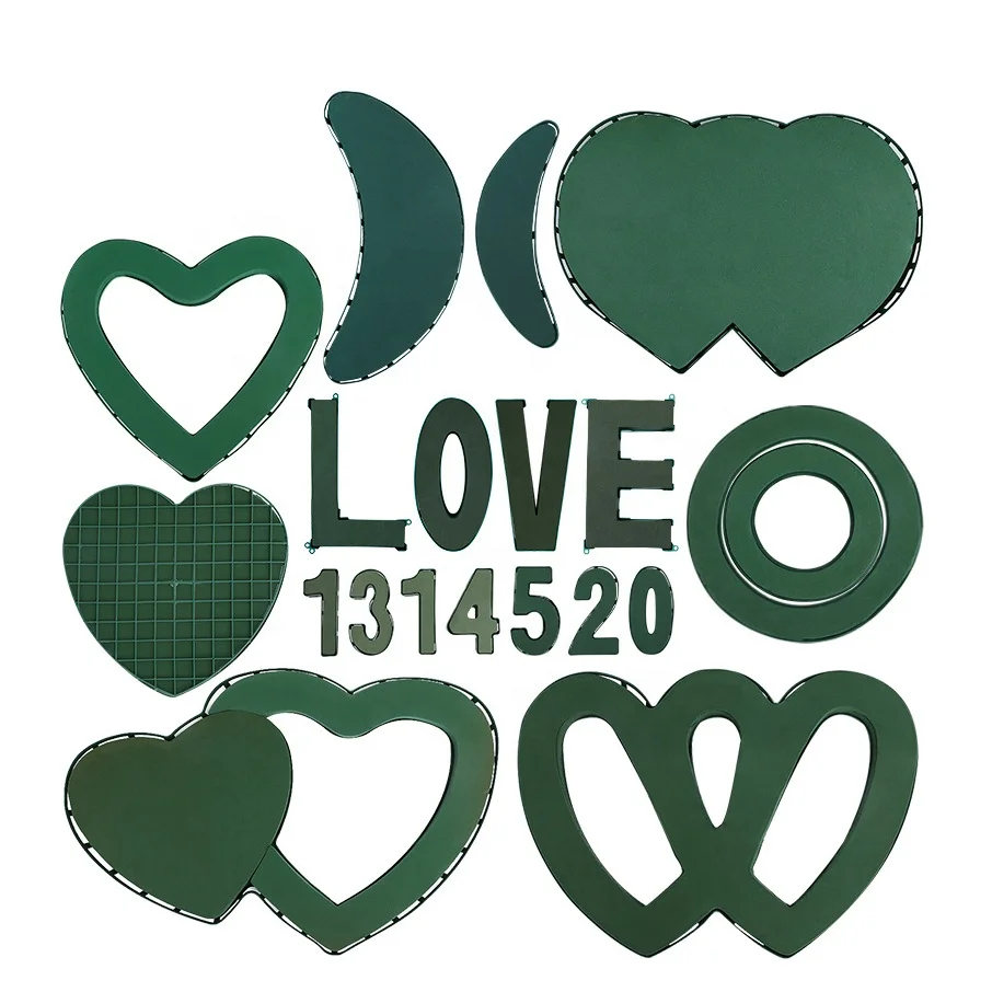 Wholesale custom high quality green round oasis wet floral foam for flower arrangement