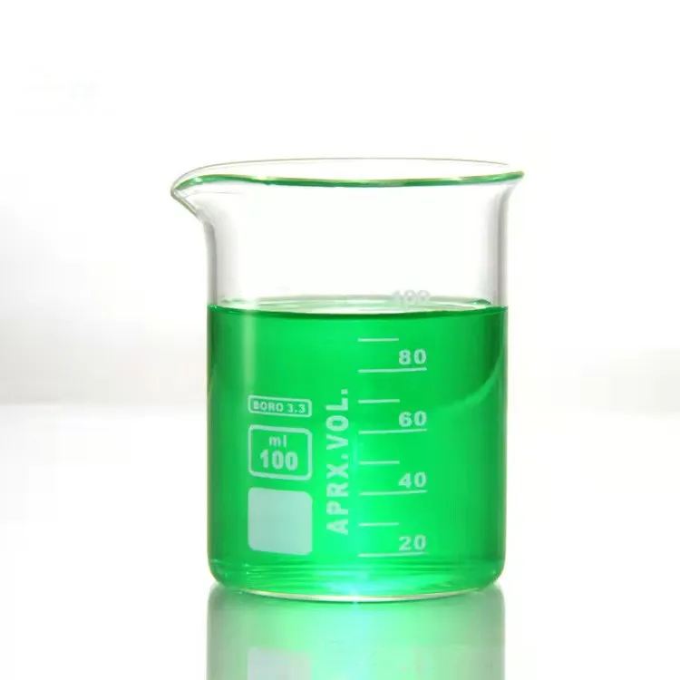OEM Customized Laboratory Glassware 5ml 10ml 100ml 200ml Glass Measuring Beaker (1600492578139)