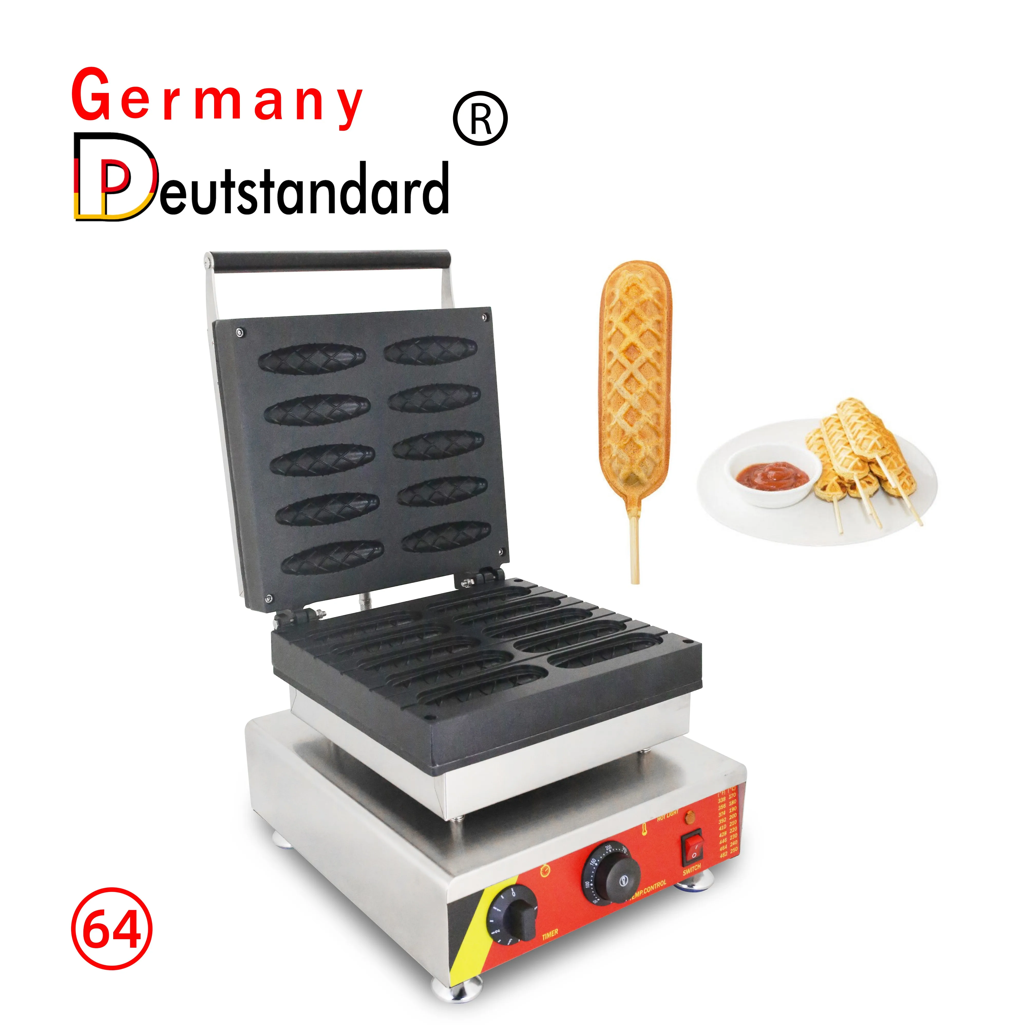 Hot sale other snack machine hot dog waffle maker with CE