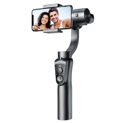 Factory phone gimble 3 Axis Handheld Smartphone &action camera Gimbal Stabilizer face tracking for Outdoor Sports