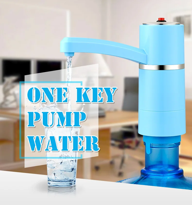 Automatic Bottle Drinking Portable Mini Electric Usb Rechargeable Power Battery Stand Water Pump Dispenser