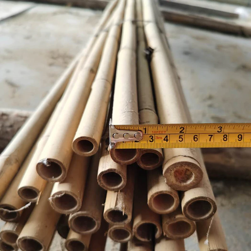 
High Quality Cheap Dry Natural Wholesale Natural Dry Bamboo Poles 