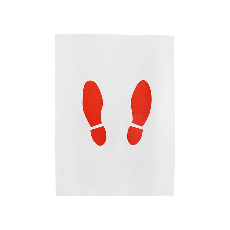 JZ Disposable Kraft Paper Floor Mat for Car Diamond High-quality Non Skid Standard 52*43cm ISO9001 ZX-001 1 Pcs Front White ZX