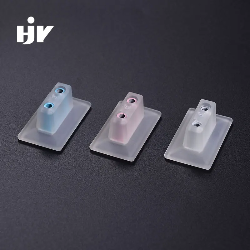 L019 Eco-friendly 50MM 142MM Silicone Plastic Furniture Handles Colorful Pink Blue White Color ABS Kitchen Handles