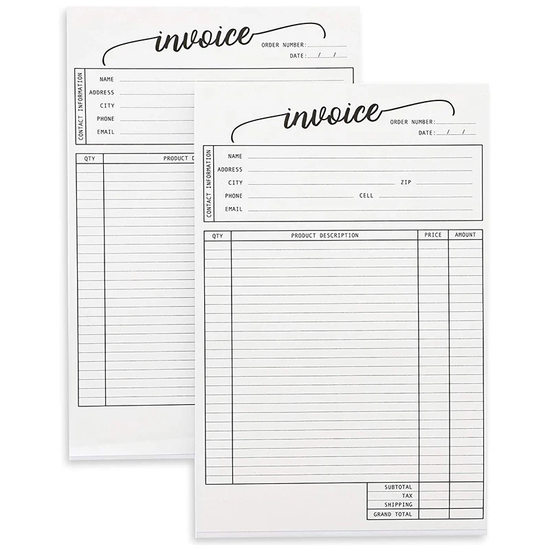 Manufacturer Professional Order Forms Duplicate Invoice Security Paper Security Computer Form Offset Printing