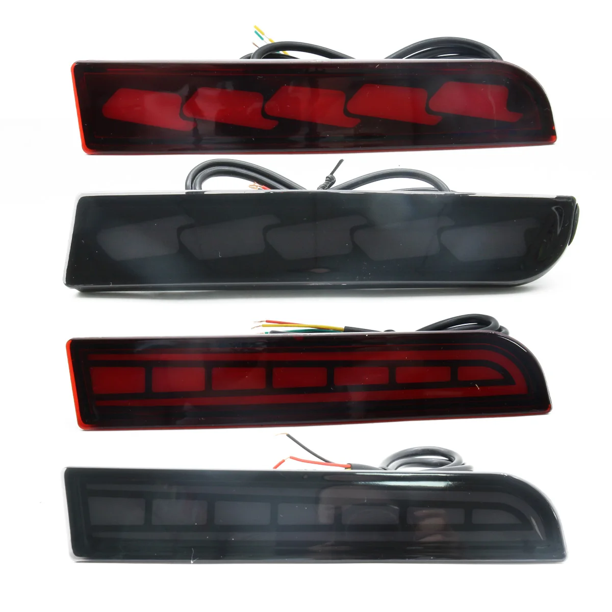 WINAUTO LED Rear Bumper Light Car Lights For Mitsubishi Lancer Evolotion ASX Or Outlander 2008-2017 turn signal brake light