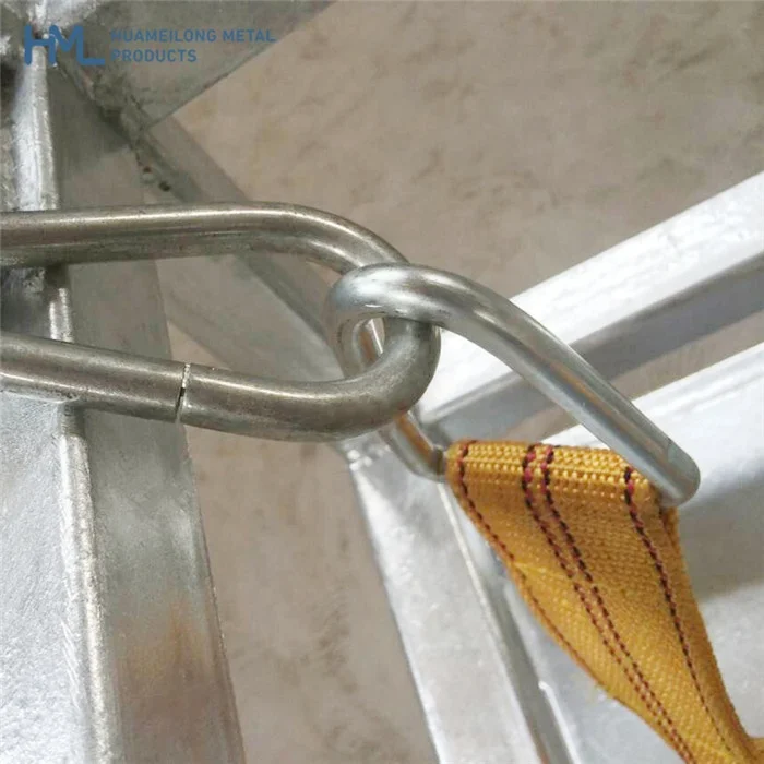 Huameilong galvanized stackable propane calor gas cylinder storage cages with nylon strip