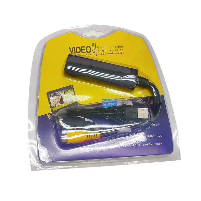 HW104  TV DVD VHS DVR Adapter USB 2.0 Video Capture Card with Audio
