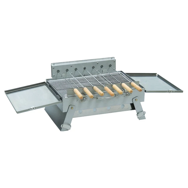 Popular Promotion Wholesale Outdoor Smokeless Barbecue Stainless Steel Bbq Grill Equipments Portable Rotary Charcoal BBQ With CE