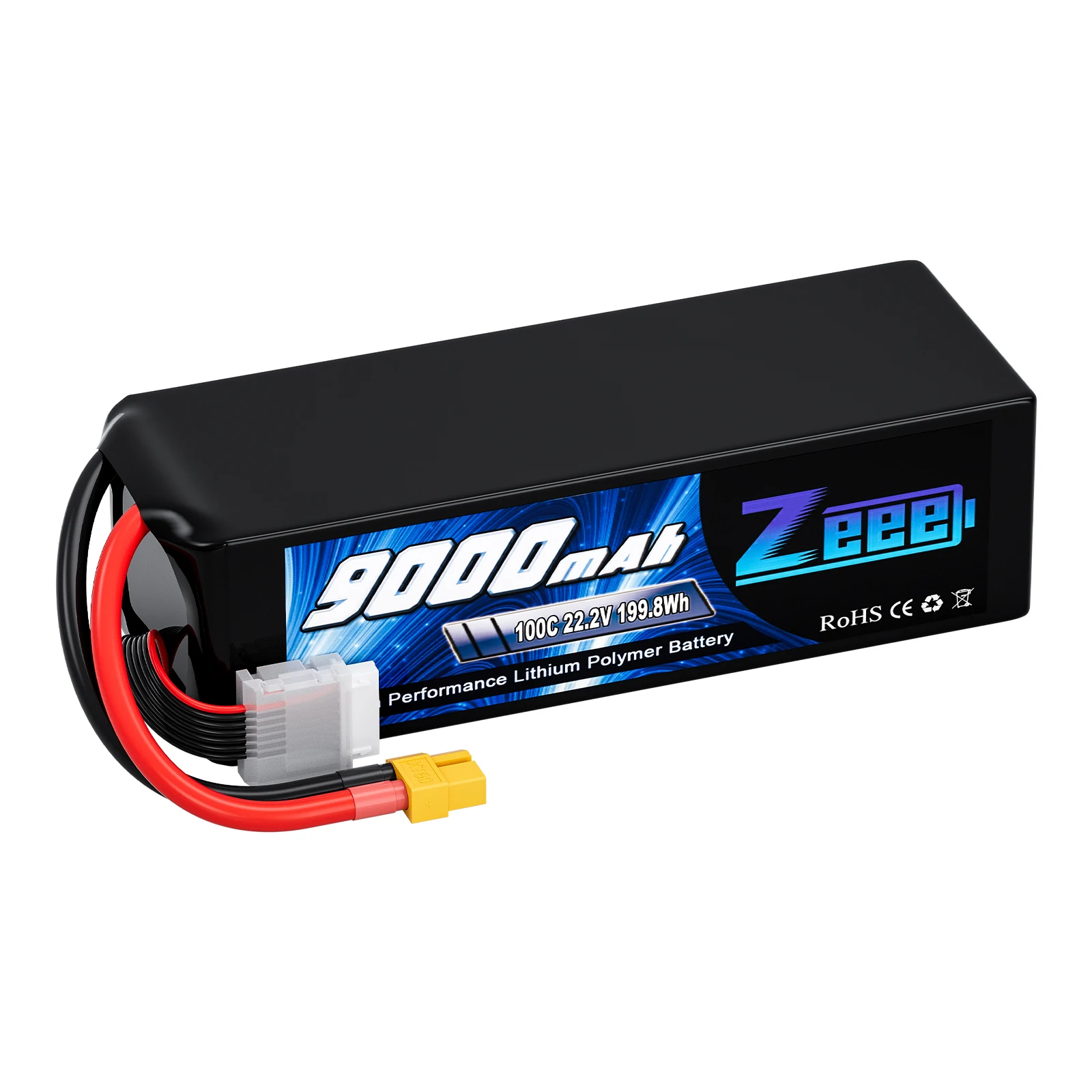 Zeee lipo аккумулятор 6S 22 2 V 7500/8000/9000/10000/12000mah 100C для FPV батарейки дрона лидер продаж
